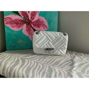 Michael Kors Peyton White small crossbody bag
